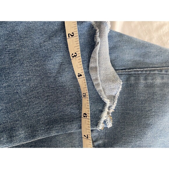 Frame Denim Le Nouveau Straight Womens Size 26 Jeans Frayed Hem Lt Wash Ankle - Picture 8 of 12